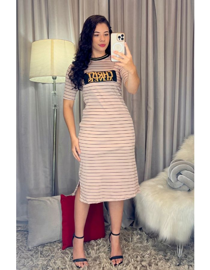 Vestido lapis online com fenda