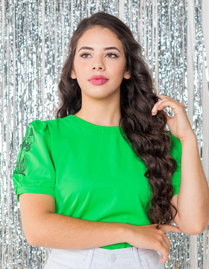 BLUSA C/BORDADO | Loja